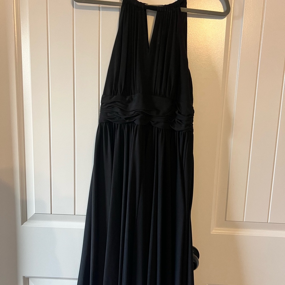 White House Black Market Black Halter Dress
